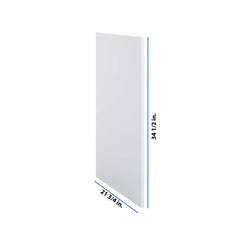 Modernform Cabinet Matte White 3/4" W X 34 1/2" H 21 3/4" D Base End Panel