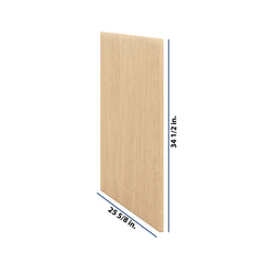 Modernform Cabinet Natural Oak 3/4" W X 34 1/2" H 25 5/8" D Base End Panel