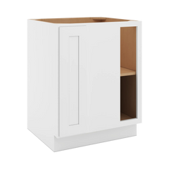 CNC Luxor 5-Piece White 36 To 39" W X 34 1/2" H Full Height Blind Base Cabinet
