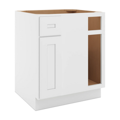 CNC Luxor 5-Piece White 36 To 39" W X 32 1/2" H Blind Base Cabinet