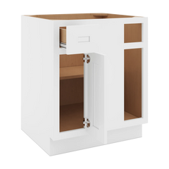 CNC Luxor 5-Piece White 36 To 39" W X 32 1/2" H Blind Base Cabinet