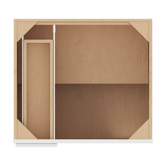 CNC Luxor 5-Piece White 36 To 39" W X 32 1/2" H Blind Base Cabinet