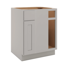 CNC Luxor Misty Grey 36 To 39" W X 34 1/2" H Blind Base Cabinet