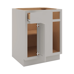 CNC Luxor Misty Grey 36 To 39" W X 34 1/2" H Blind Base Cabinet