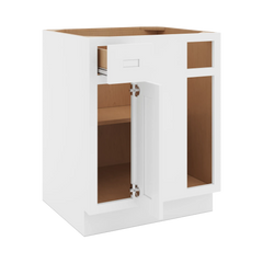 CNC Luxor 5-Piece White 36 To 39" W X 34 1/2" H Blind Base Cabinet