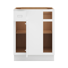 CNC Luxor 5-Piece White 36 To 39" W X 34 1/2" H Blind Base Cabinet