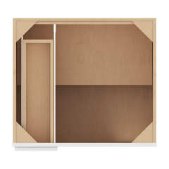 CNC Luxor White 36 To 39" W X 34 1/2" H Blind Base Cabinet