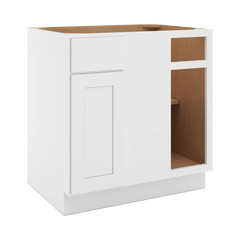 CNC Luxor White 39 To 42" W X 34 1/2" H Blind Base Cabinet