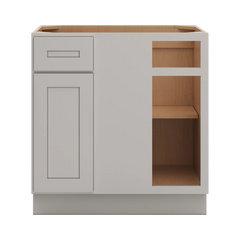 CNC Luxor 5-Piece Misty Grey 39 To 42" W X 34 1/2" H Blind Base Cabinet