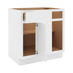 CNC Luxor White 39 To 42" W X 34 1/2" H Blind Base Cabinet