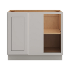 CNC Luxor Misty Grey 42 To 45" W X 34 1/2" H Full Height Blind Base Cabinet