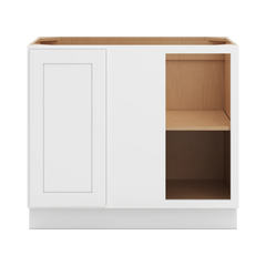 CNC Luxor White 42 To 45" W X 34 1/2" H Full Height Blind Base Cabinet