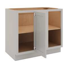 CNC Luxor Misty Grey 42 To 45" W X 34 1/2" H Full Height Blind Base Cabinet