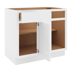 CNC Luxor White 42 To 45" W X 34 1/2" H Blind Base Cabinet