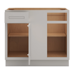 CNC Luxor 5-Piece Misty Grey 42 To 45" W X 34 1/2" H Blind Base Cabinet