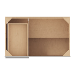 CNC Luxor 5-Piece Misty Grey 42 To 45" W X 34 1/2" H Blind Base Cabinet