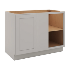 CNC Luxor 5-Piece Misty Grey 45 To 48" W X 34 1/2" H Full Height Blind Base Cabinet