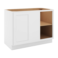 CNC Luxor White 45 To 48" W X 34 1/2" H Full Height Blind Base Cabinet