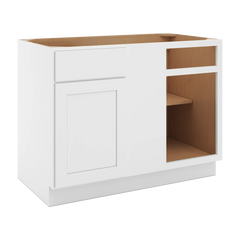 CNC Luxor White 45 To 48" W X 34 1/2" H Blind Base Cabinet