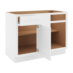CNC Luxor 5-Piece White 45 To 48" W X 34 1/2" H Blind Base Cabinet
