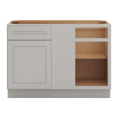 CNC Luxor 5-Piece Misty Grey 48 To 51" W X 34 1/2" H Blind Base Cabinet