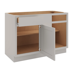 CNC Luxor Misty Grey 48 To 51" W X 34 1/2" H Blind Base Cabinet