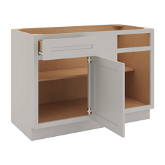 CNC Luxor 5-Piece Misty Grey 48 To 51" W X 34 1/2" H Blind Base Cabinet