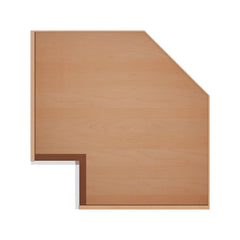 Modernform Cabinet Gloss White 33" W X 34 1/2" H X 24" D Base Diagonal Corner w/Lazy Susan Cabinet