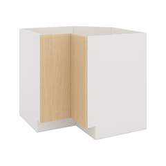 Modernform Cabinet Natural Oak 36" W X 34 1/2" H X 24" D Base Diagonal Corner w/Lazy Susan Cabinet