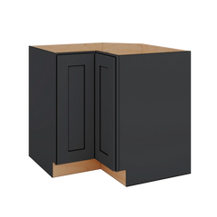 Modernform Cabinet Onyx Black Shaker 36" W X 34 1/2" H X 24" D Lazy Susan Base Cabinet