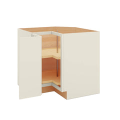 Modernform Cabinet Slim Dove White 36" W X 34 1/2" H X 24" D Lazy Susan Base Cabinet
