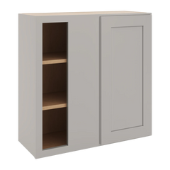 CNC Luxor Misty Grey 30 To 33" W X 30" H Blind Wall Cabinet
