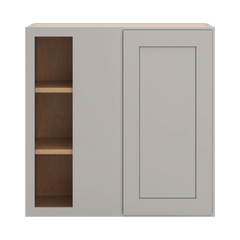 CNC Luxor Misty Grey 30 To 33" W X 30" H Blind Wall Cabinet