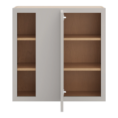 CNC Luxor Misty Grey 30 To 33" W X 30" H Blind Wall Cabinet