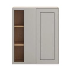CNC Luxor 5-Piece Misty Grey 30 To 33" W X 36" H Blind Wall Cabinet