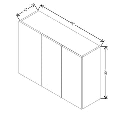 CNC Luxor Harvest 42 To 45" W X 30" H Blind Wall Cabinet