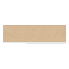 CNC Luxor 5-Piece White 42 To 45" W X 30" H Blind Wall Cabinet