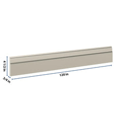 J&K Pebble B6 96" W Base Molding