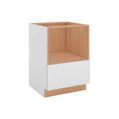 Modernform Cabinet Matte White 24" W X 34 1/2" H X 24" D Base Microwave Cabinet