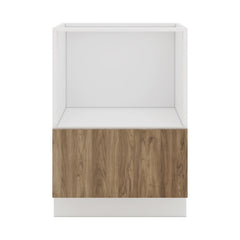 Modernform Cabinet Walnut 24" W X 34 1/2" H X 24" D Base Microwave Cabinet