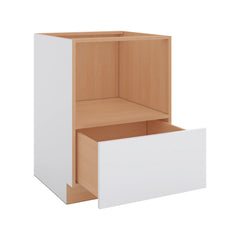 Modernform Cabinet Matte White 24" W X 34 1/2" H X 24" D Base Microwave Cabinet