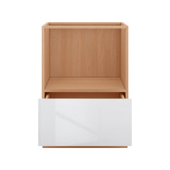 Modernform Cabinet Gloss White 24" W X 34 1/2" H X 24" D Base Microwave Cabinet