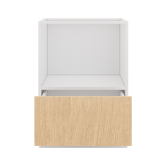 Modernform Cabinet Natural Oak 24" W X 34 1/2" H X 24" D Base Microwave Cabinet
