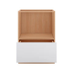 Modernform Cabinet Matte White 24" W X 34 1/2" H X 24" D Base Microwave Cabinet