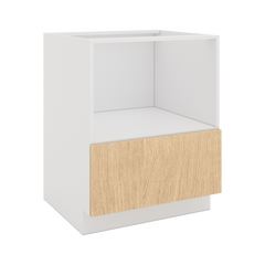 Modernform Cabinet Natural Oak 27" W X 34 1/2" H X 24" D Base Microwave Cabinet