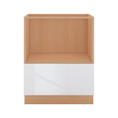 Modernform Cabinet Gloss White 27" W X 34 1/2" H X 24" D Base Microwave Cabinet