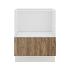 Modernform Cabinet Walnut 27" W X 34 1/2" H X 24" D Base Microwave Cabinet