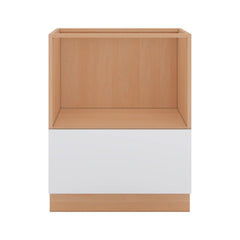 Modernform Cabinet Matte White 27" W X 34 1/2" H X 24" D Base Microwave Cabinet