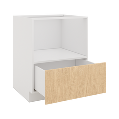 Modernform Cabinet Natural Oak 27" W X 34 1/2" H X 24" D Base Microwave Cabinet