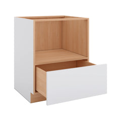 Modernform Cabinet Matte White 27" W X 34 1/2" H X 24" D Base Microwave Cabinet